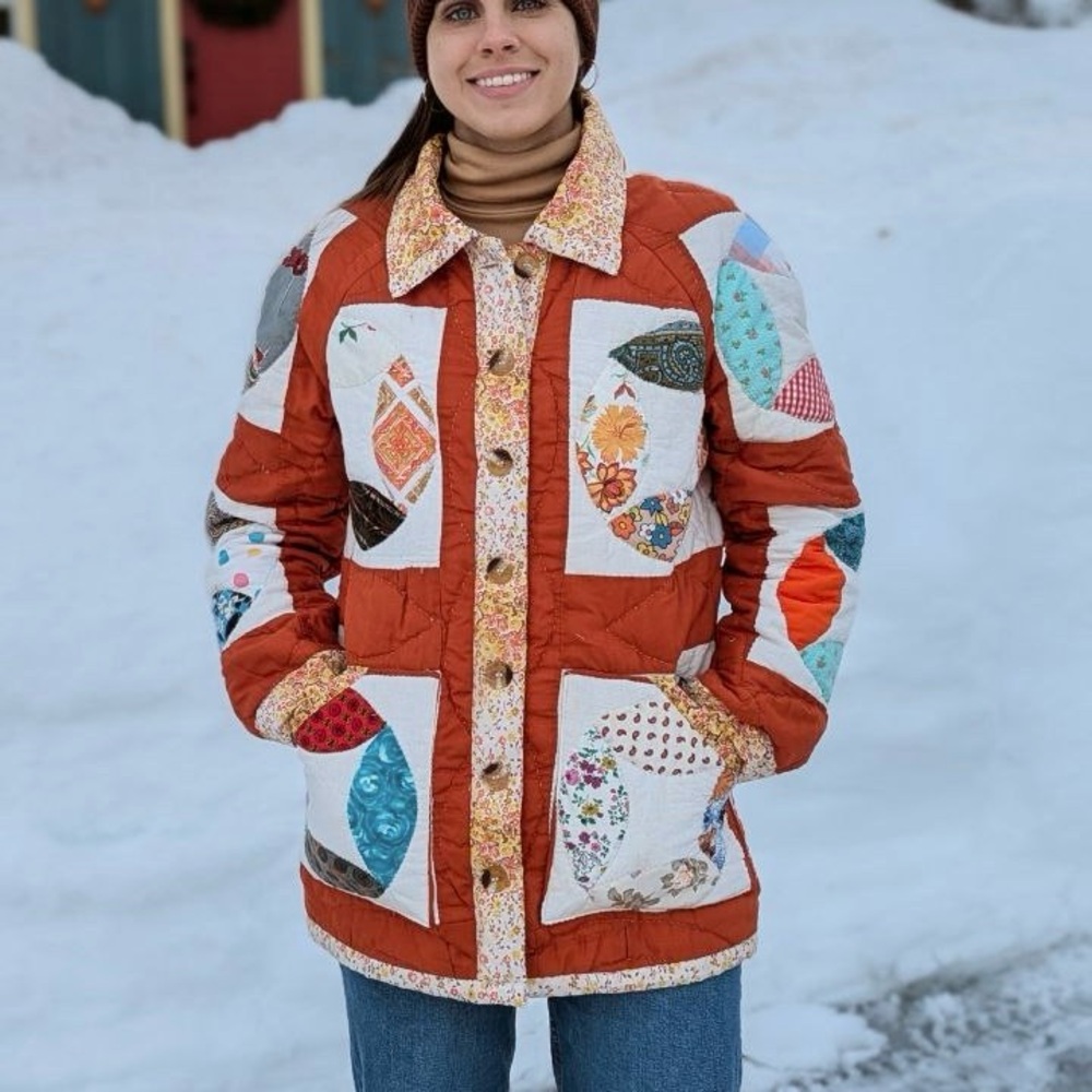 Handmade quilt coat - Picture 4 of 8